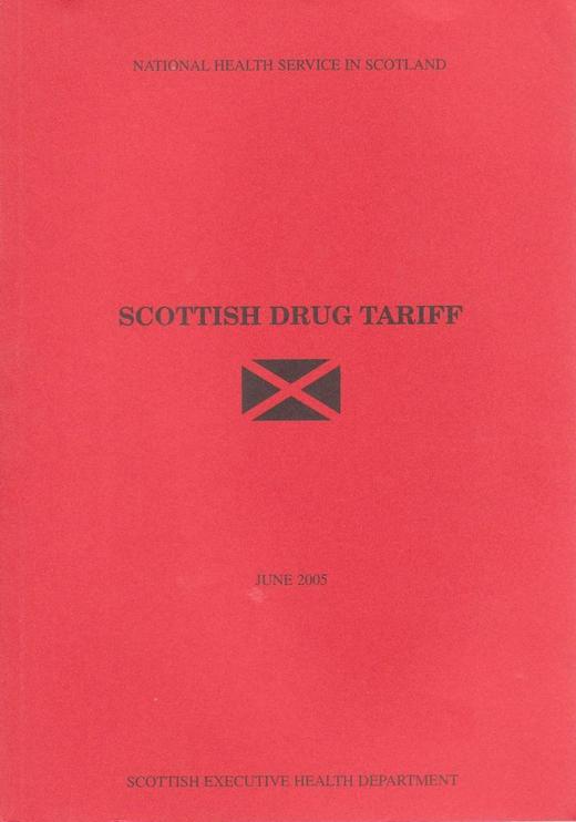 Scottish drug tariff june 2005