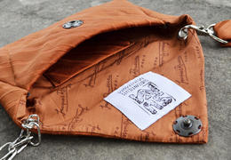 Tietui eveningsun belt bag made from vintage tie substantielles minimum  3