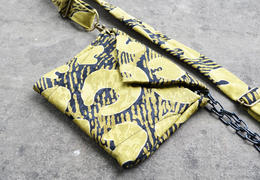 Tietui uterus belt bag made from vintage tie substantielles minimum  5