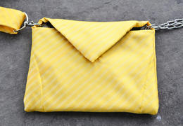 Tietui sunblind belt bag made from vintage tie substantielles minimum  5