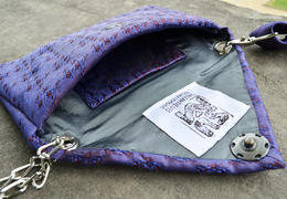Tietui purplehaze belt bag made from vintage tie substantielles minimum  6