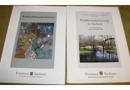 Waldbiotopkartierung sachen 2 broschuren