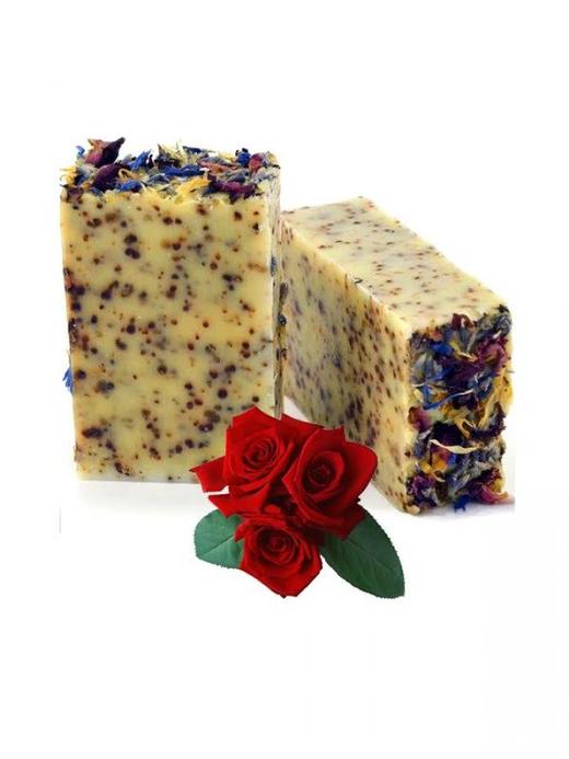 25  hibiscus and rosehip soap