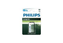 Batterie philips longlife 9v block 1 st