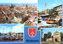 Stralsund blick von st marien hafen kniepertor