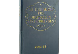 Liederbuch des deutschen saengerbundes band 1 bass 2