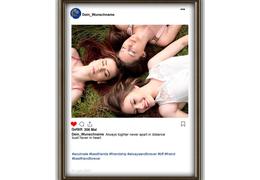 Poster instagram post frame