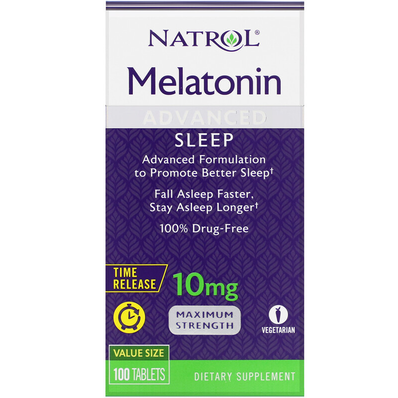 60 Tabletten NATROL 10 mg  MELAT0NIN TIME RELEASE / RETARD EXTRA STARK 