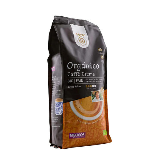 Bio organico caffe crema 500g bohne 1001505