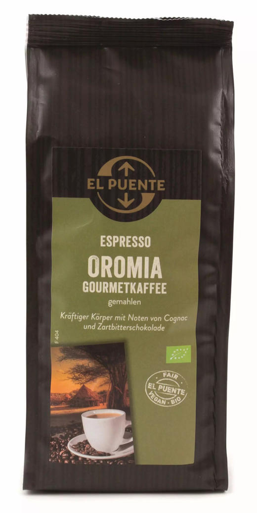Oromia bio espresso 250 g gemahlen kba001517