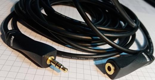 Audioleitung hama avinity 2polig 3 5mm 5m