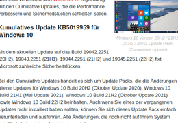 Aktuelles windows10 nov update