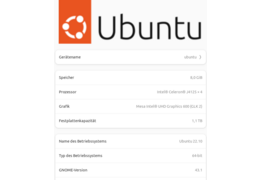 Aktuelle einrichtung ubuntu 22 10 neu