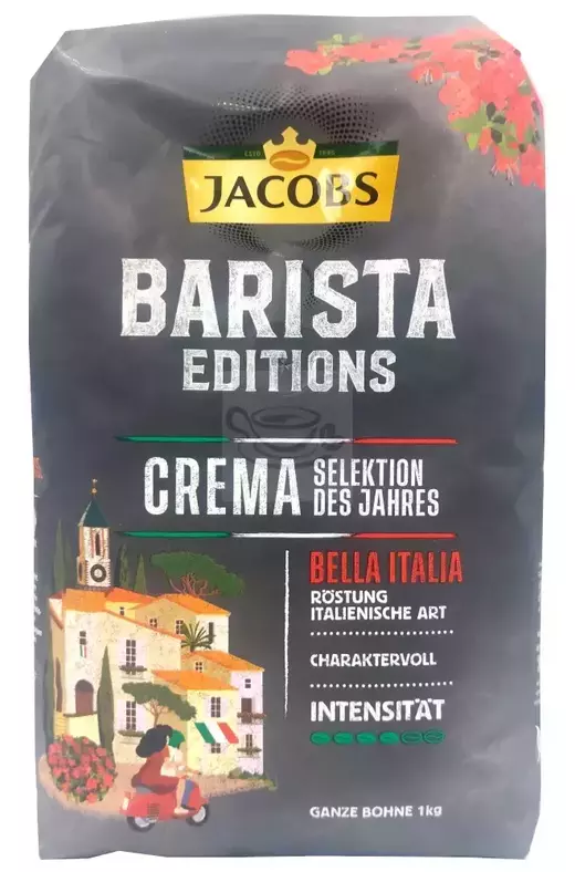 Jacobs barista ganze bohne crema bella italia 1kg 003213
